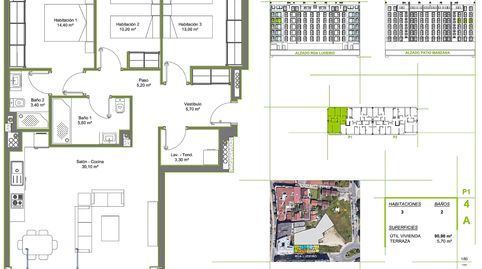 Foto 4 de Piso en venta en Rúa Ludeiro, 5, A Parda, Pontevedra Capital