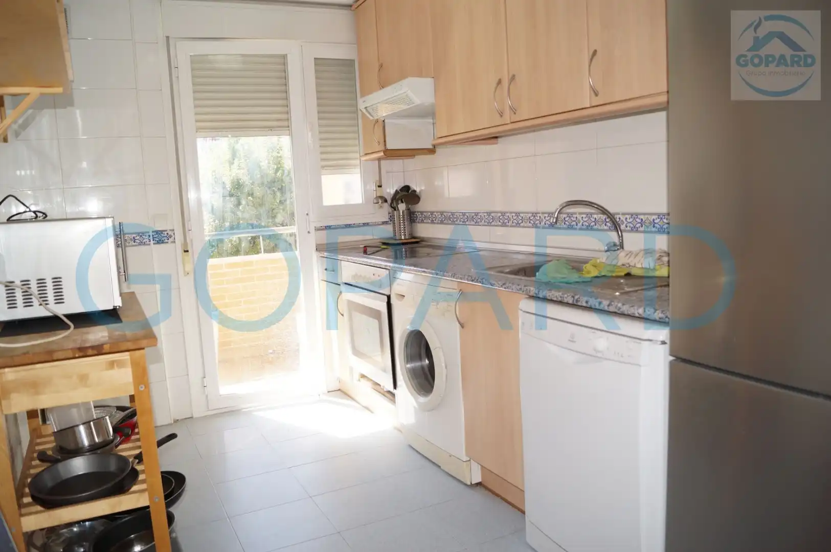 Cuina de Pis de lloguer en Villanueva de la Cañada amb Calefacció, Parquet i Terrassa