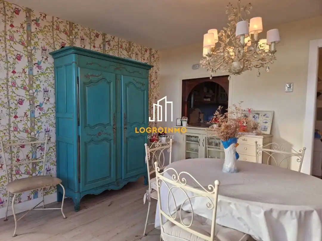 Dining room of Houses for sale in Lapoblación  with Heating, Private garden and Parquet flooring