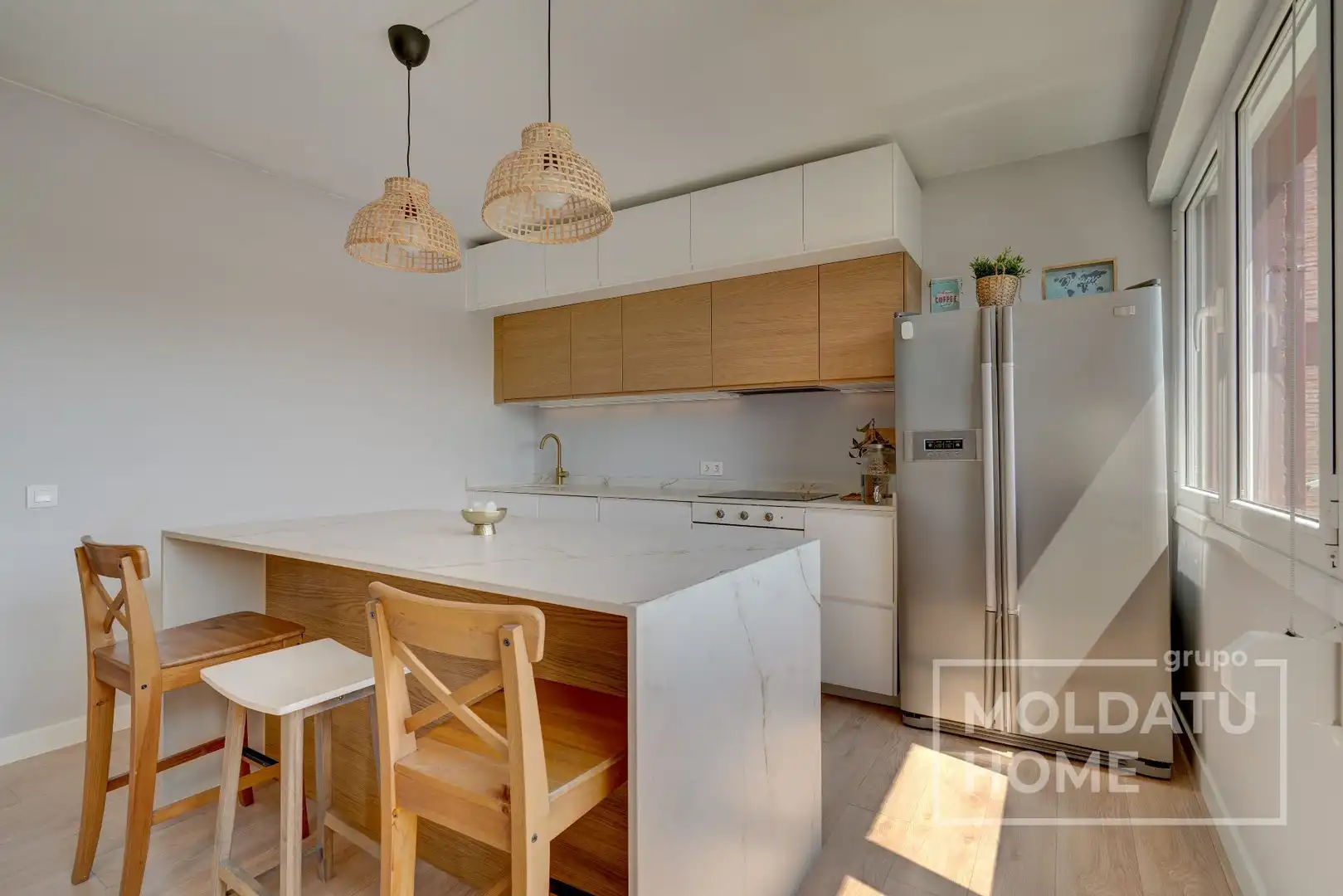 Küche von Wohnung zum Verkauf in Zumaia mit Terrasse