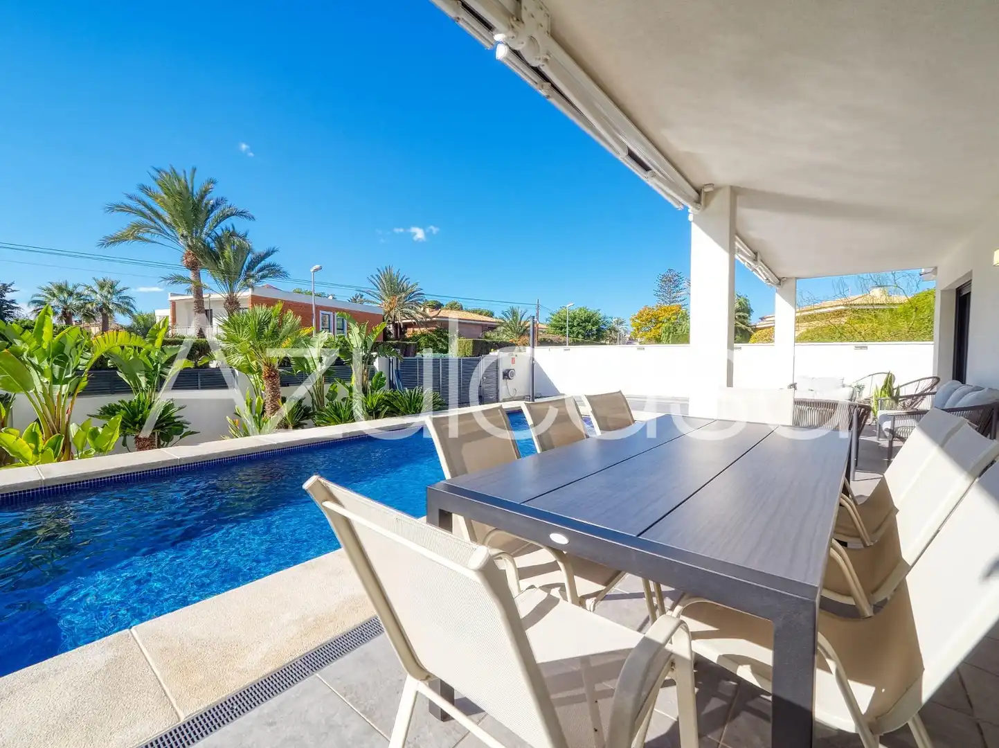 Vista exterior de Casa o chalet en venta en Sant Joan d'Alacant con Aire acondicionado, Terraza y Piscina