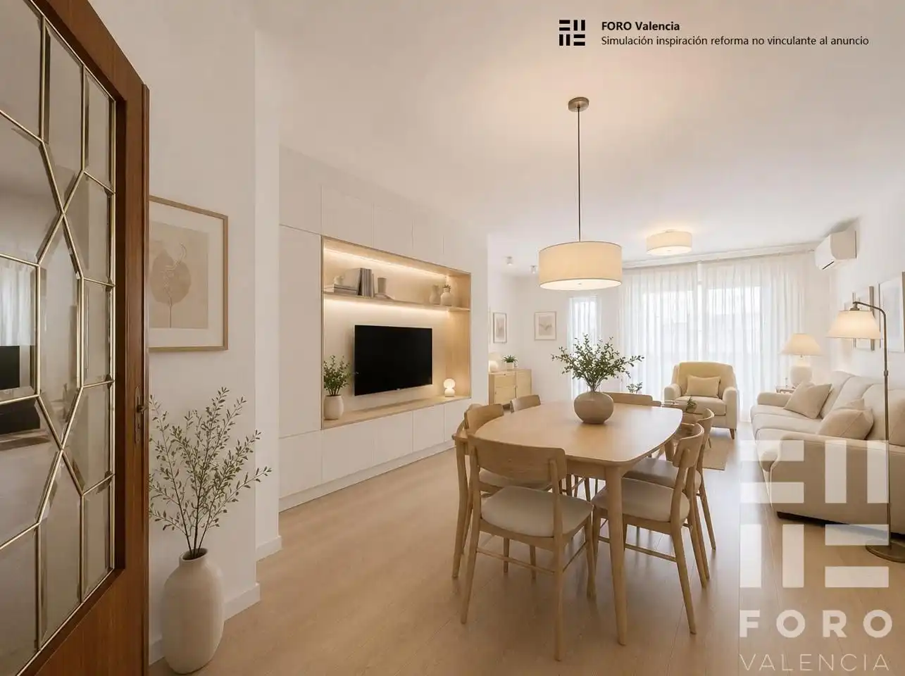 Comedor de Piso en venta en Valencia con Aire acondicionado, Terraza y Balcón