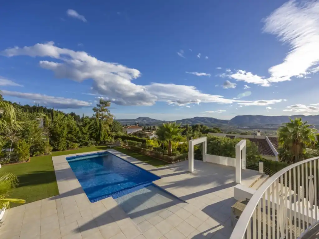 Swimming pool of Houses for sale in Jávea / Xàbia  with Air Conditioner, Terrace and Swimming Pool