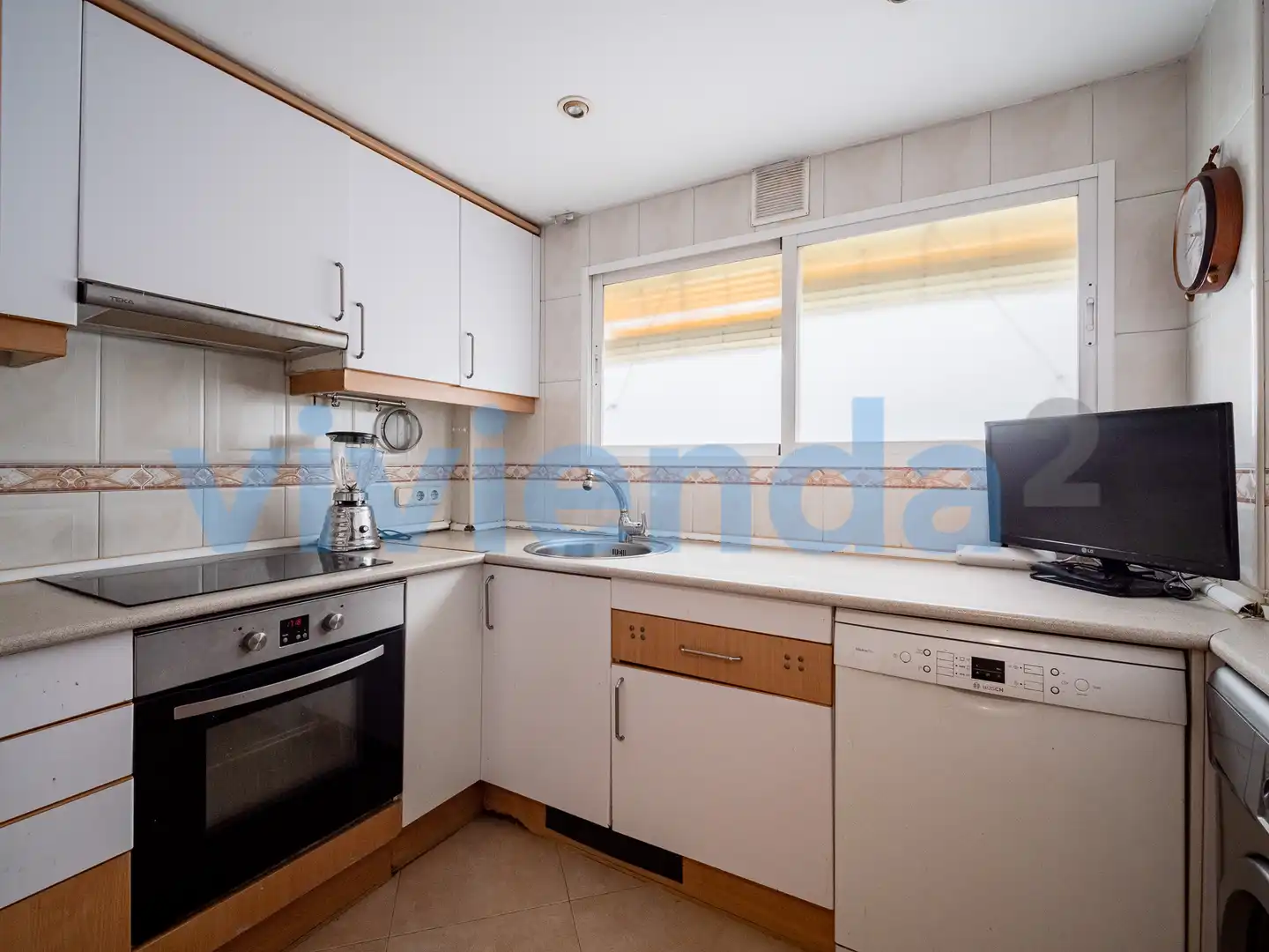 Küche von Wohnung zum Verkauf in Madrid mit Klimaanlage, Heizung und Terrasse