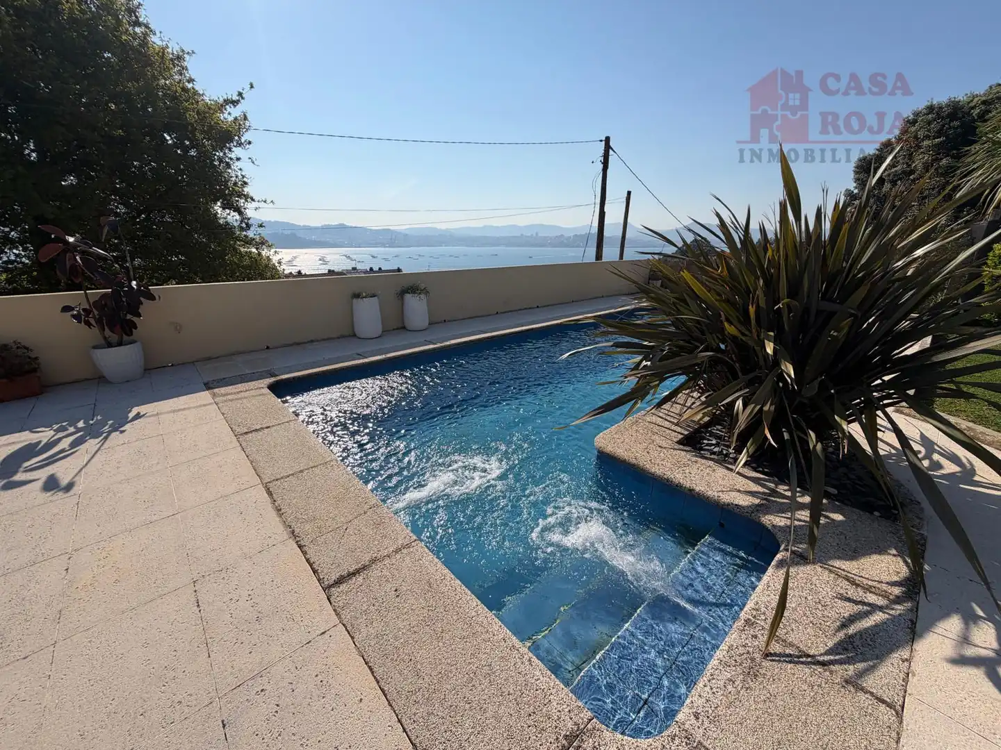 Piscina de Casa o chalet en venta en Moaña con Calefacción, Terraza y Trastero
