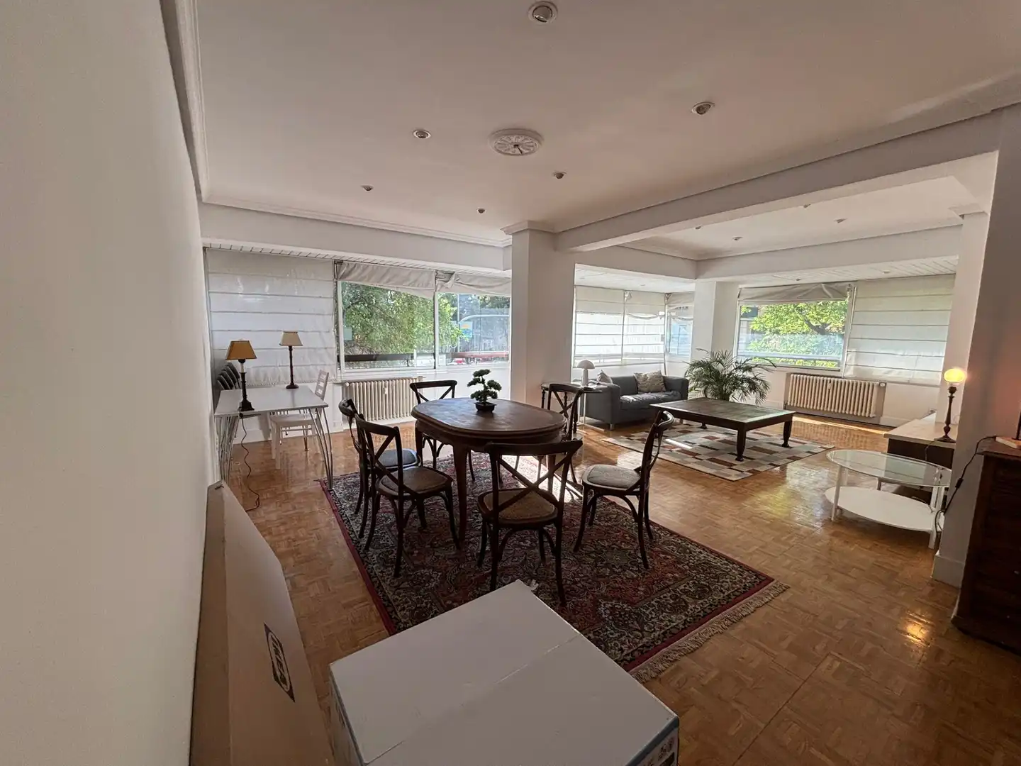 Esszimmer von Wohnung zur Miete in Madrid mit Klimaanlage, Heizung und Möbliert