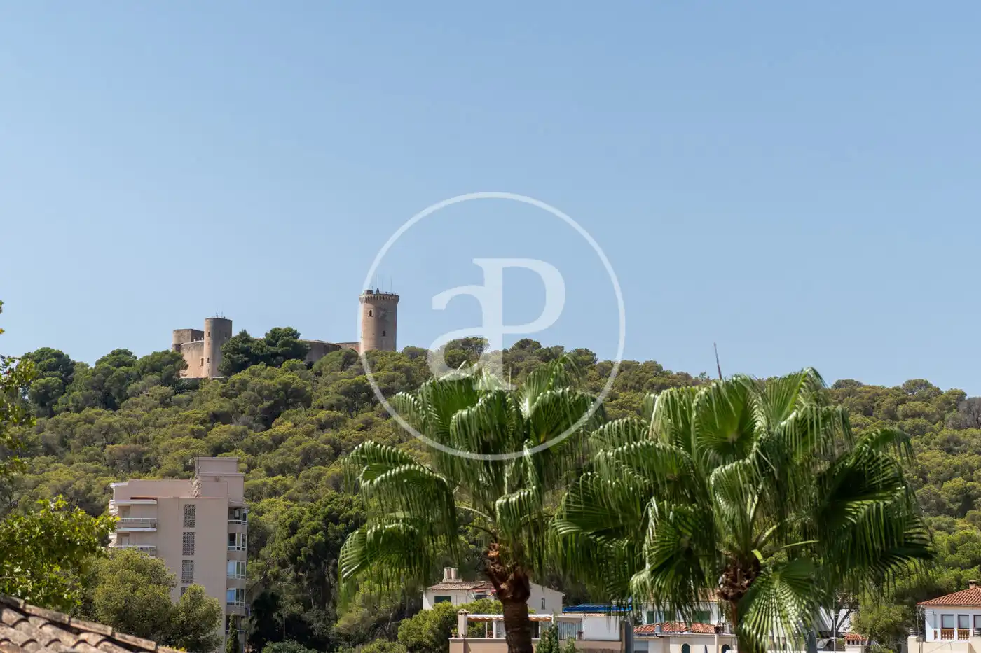 Vista exterior de Àtic de lloguer en  Palma de Mallorca amb Aire condicionat, Calefacció i Jardí privat