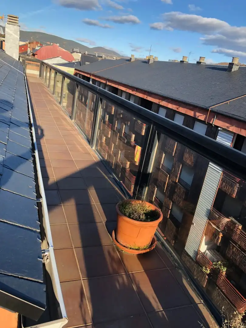 Terrasse von Dachboden zum Verkauf in Bembibre mit Klimaanlage, Heizung und Parkett