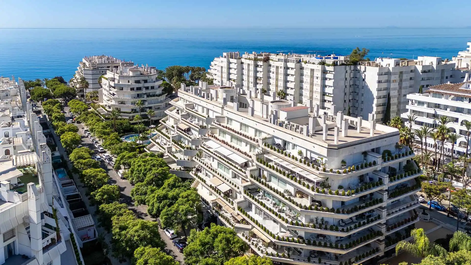 Vista exterior de Apartamento en venta en Marbella con Aire acondicionado, Terraza y Trastero