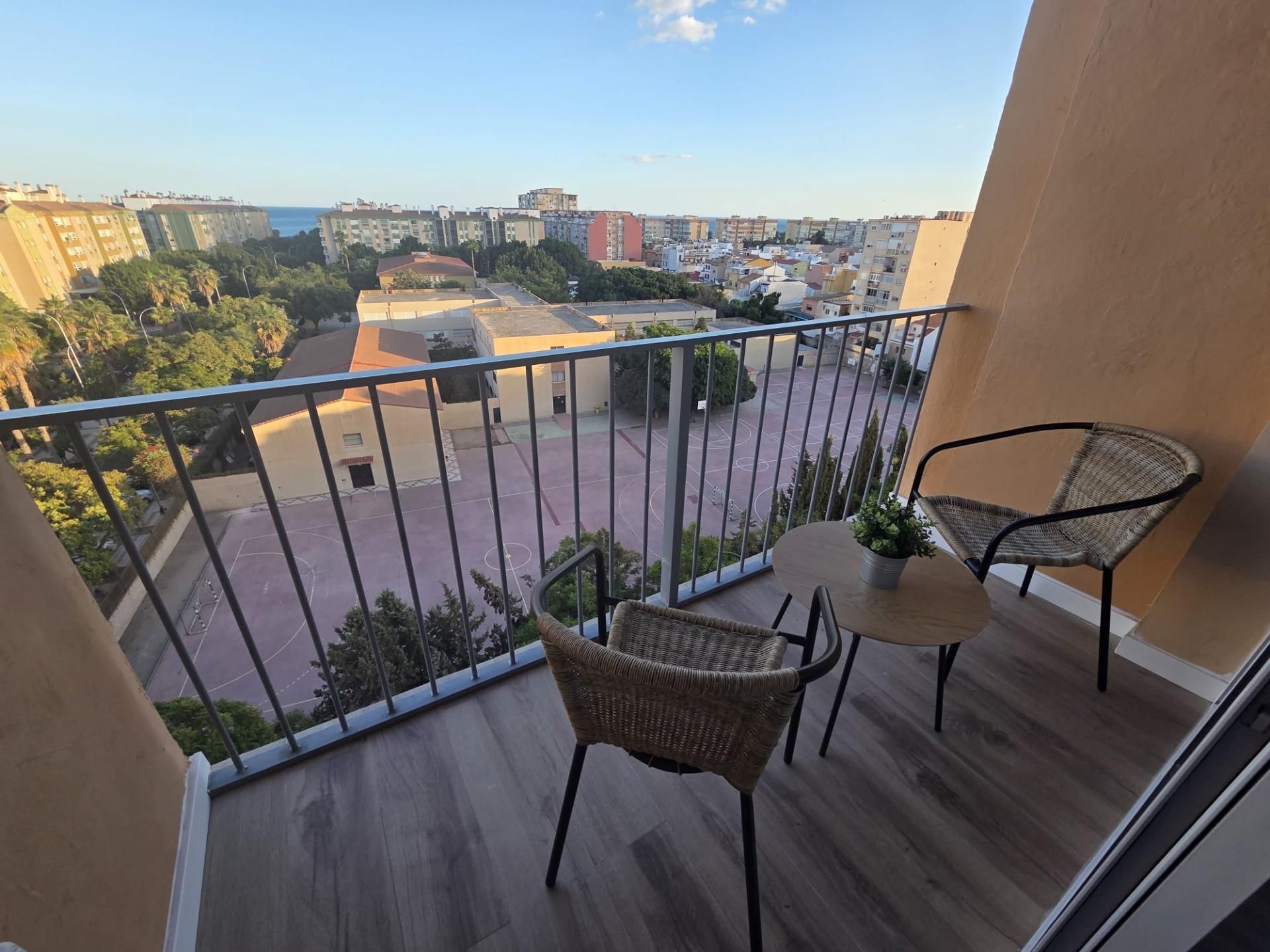 Balcony of Flat to rent in Málaga Capital  with Air Conditioner, Terrace and Jacuzzi