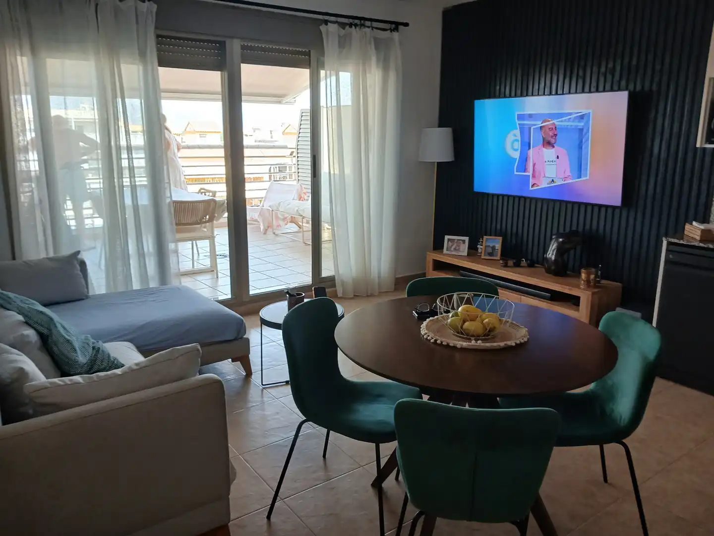 Living room of Apartments for rent in Moncofa  with Air Conditioner, Terrace and Furnished