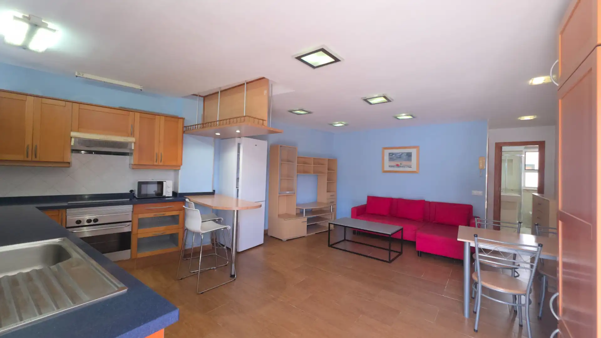 Sala de estar de Piso de alquiler en Telde con Aire acondicionado, Amueblado y Horno