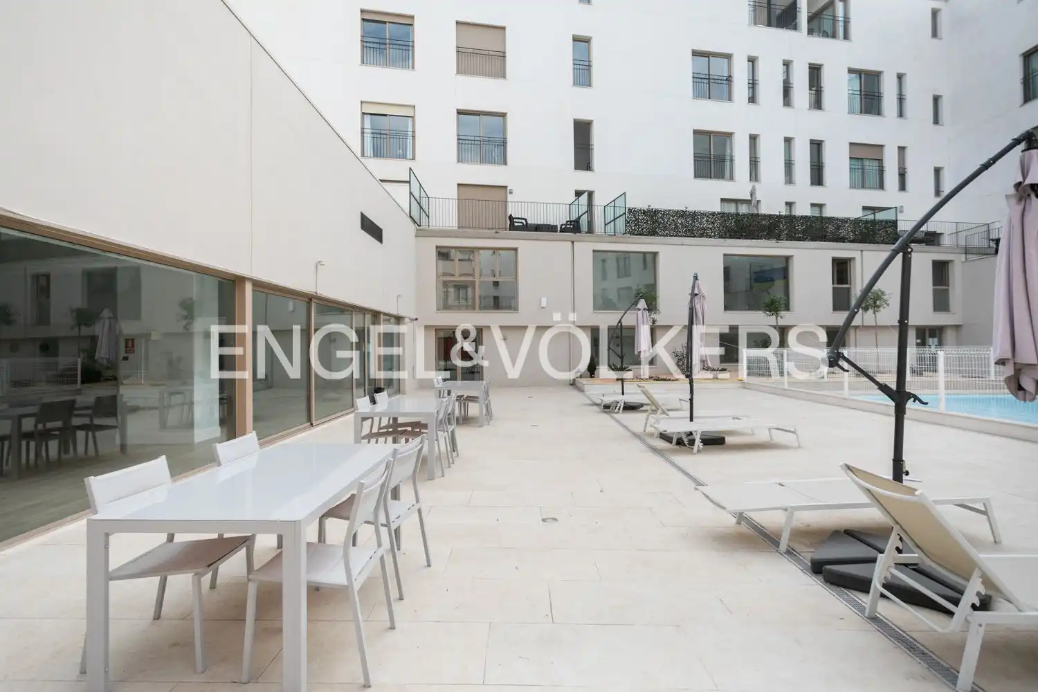 Terraza de Piso de alquiler en Valencia con Aire acondicionado, Calefacción y Jardín privado