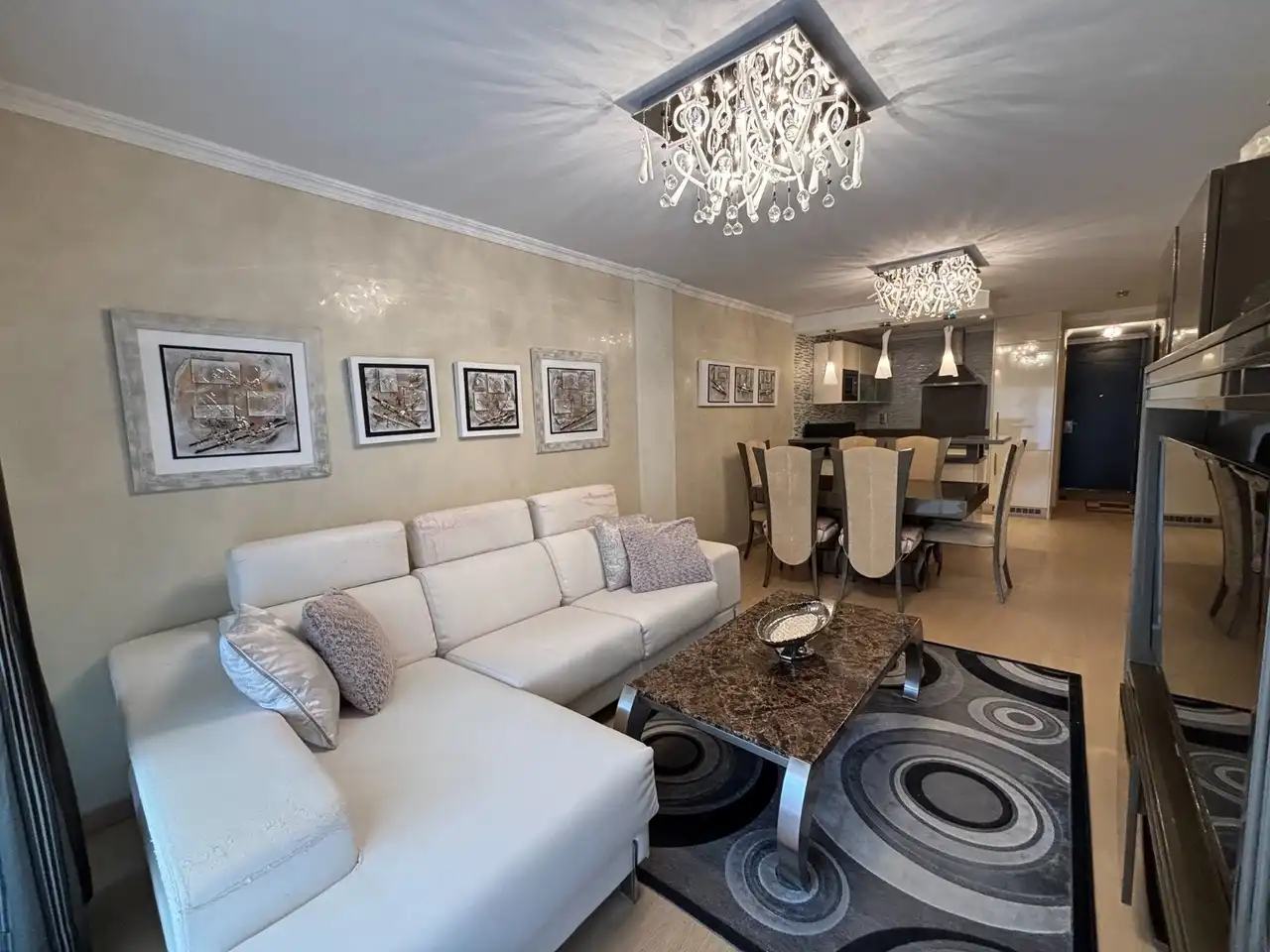 Living room of Apartments for sale in Orihuela  with Air Conditioner