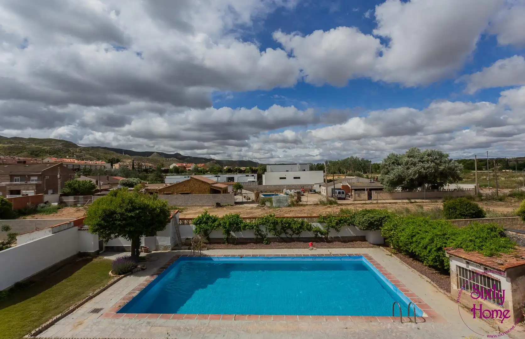 Piscina de Casa o chalet en venta en Cadrete con Aire acondicionado, Calefacción y Jardín privado