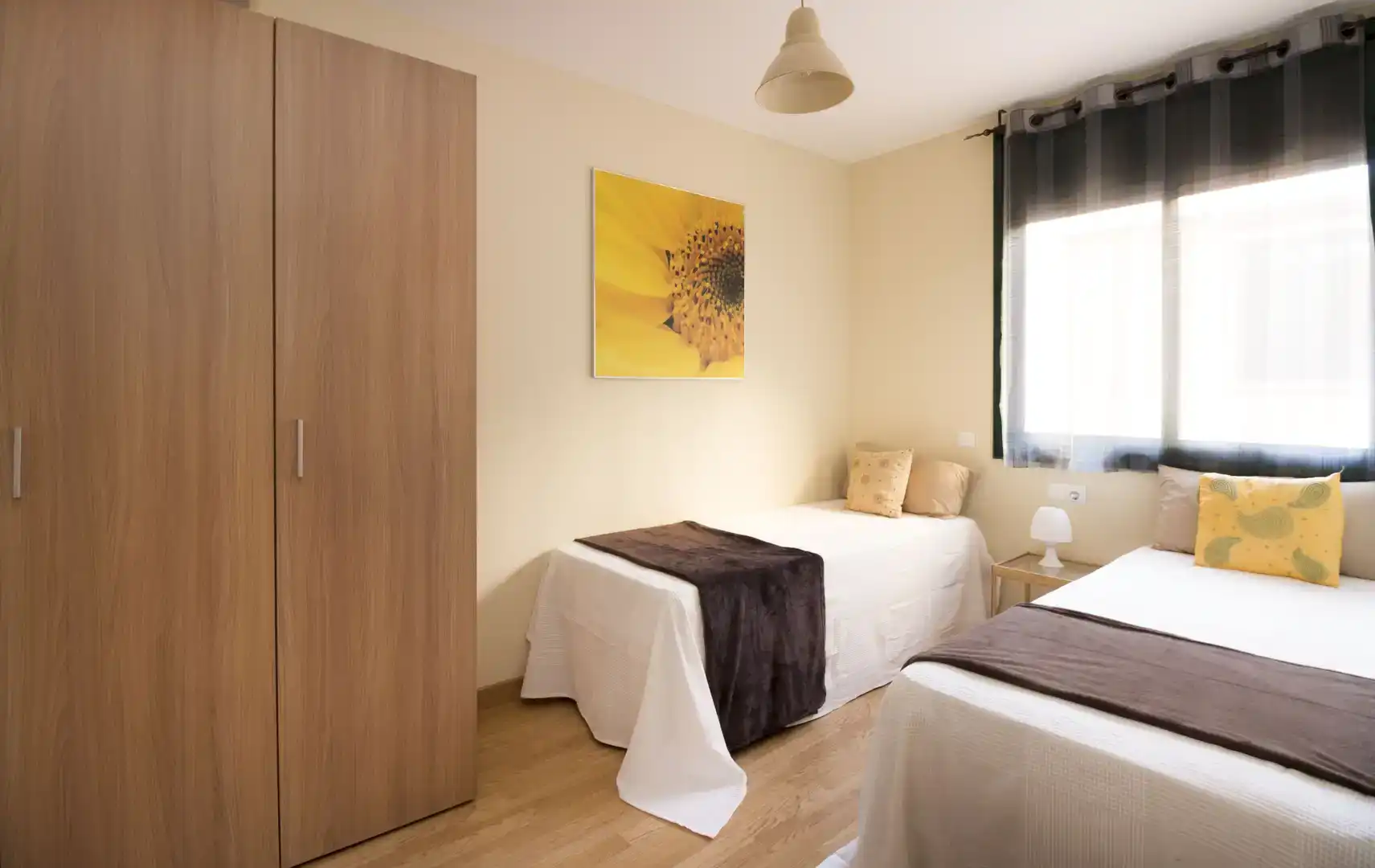 Schlafzimmer von Wohnung zur Miete in Cambrils mit Klimaanlage und Balkon