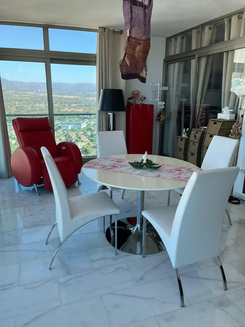 Comedor de Apartamento en venta en Benidorm con Jardín privado, Terraza y Trastero