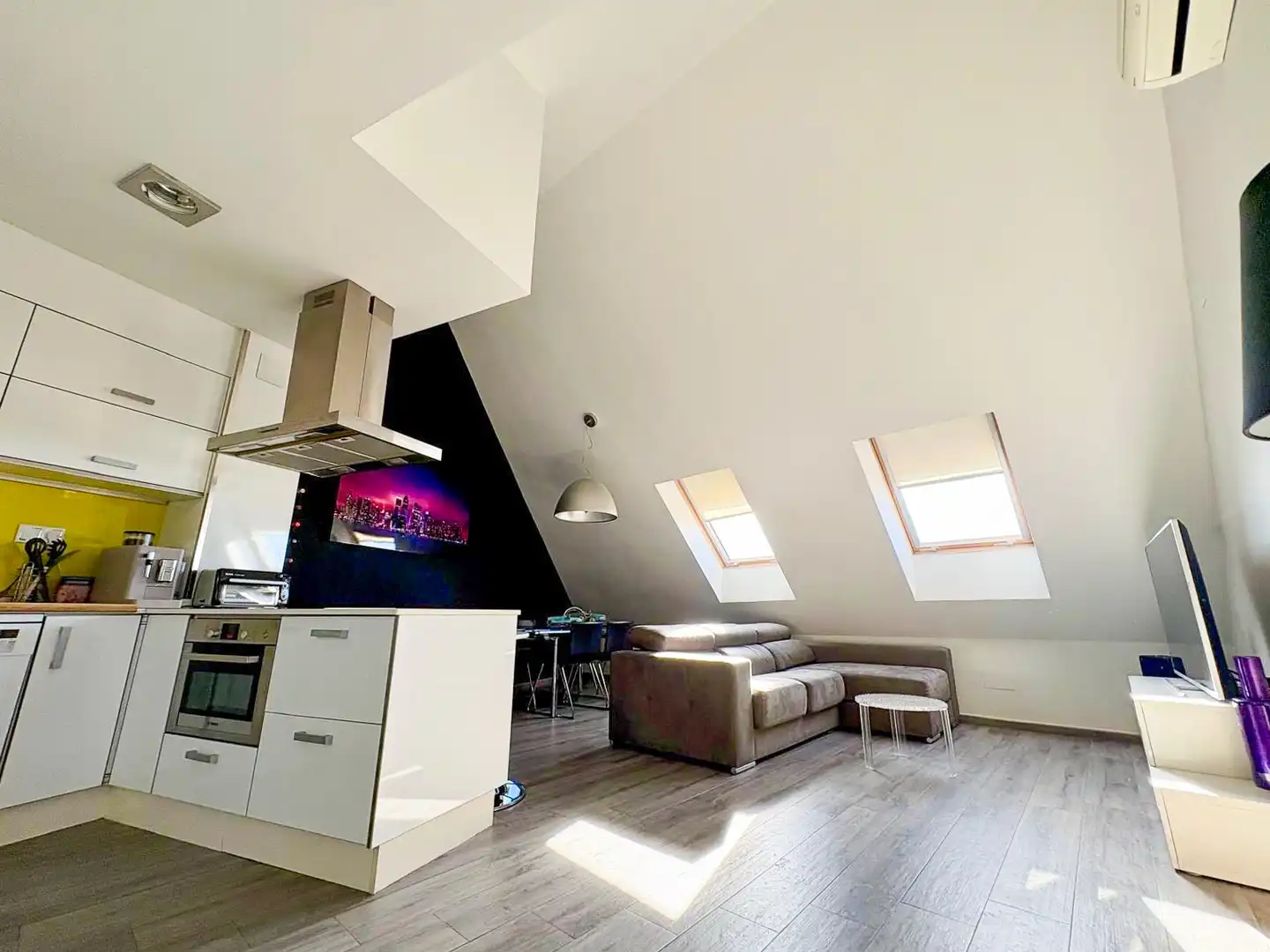 Sala de estar de Piso en venta en Ibi con Aire acondicionado, Calefacción y Amueblado