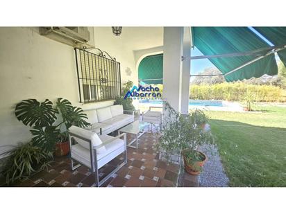 Garden of House or chalet for sale in Badajoz Capital  with Air Conditioner, Private garden and Swimming Pool