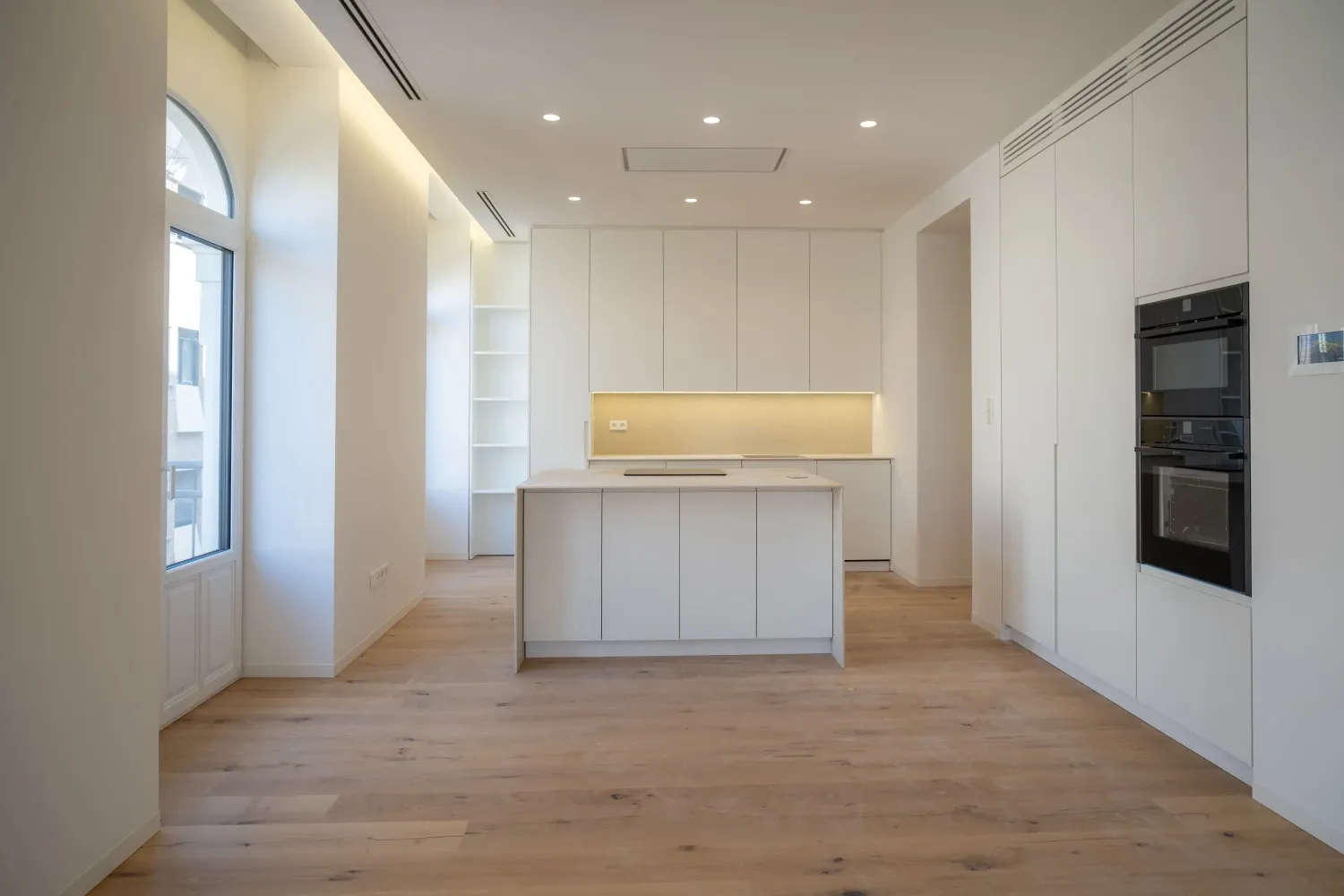 Kitchen of Flat for sale in  Murcia Capital  with Air Conditioner, Heating and Washing machine