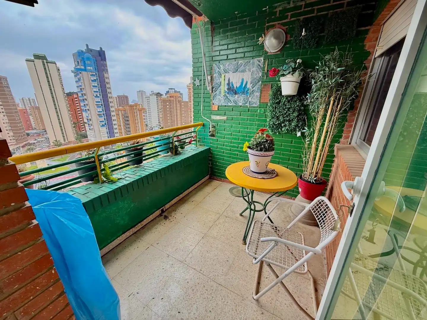 Balcony of Flat for sale in Benidorm  with Swimming Pool, Furnished and Community pool