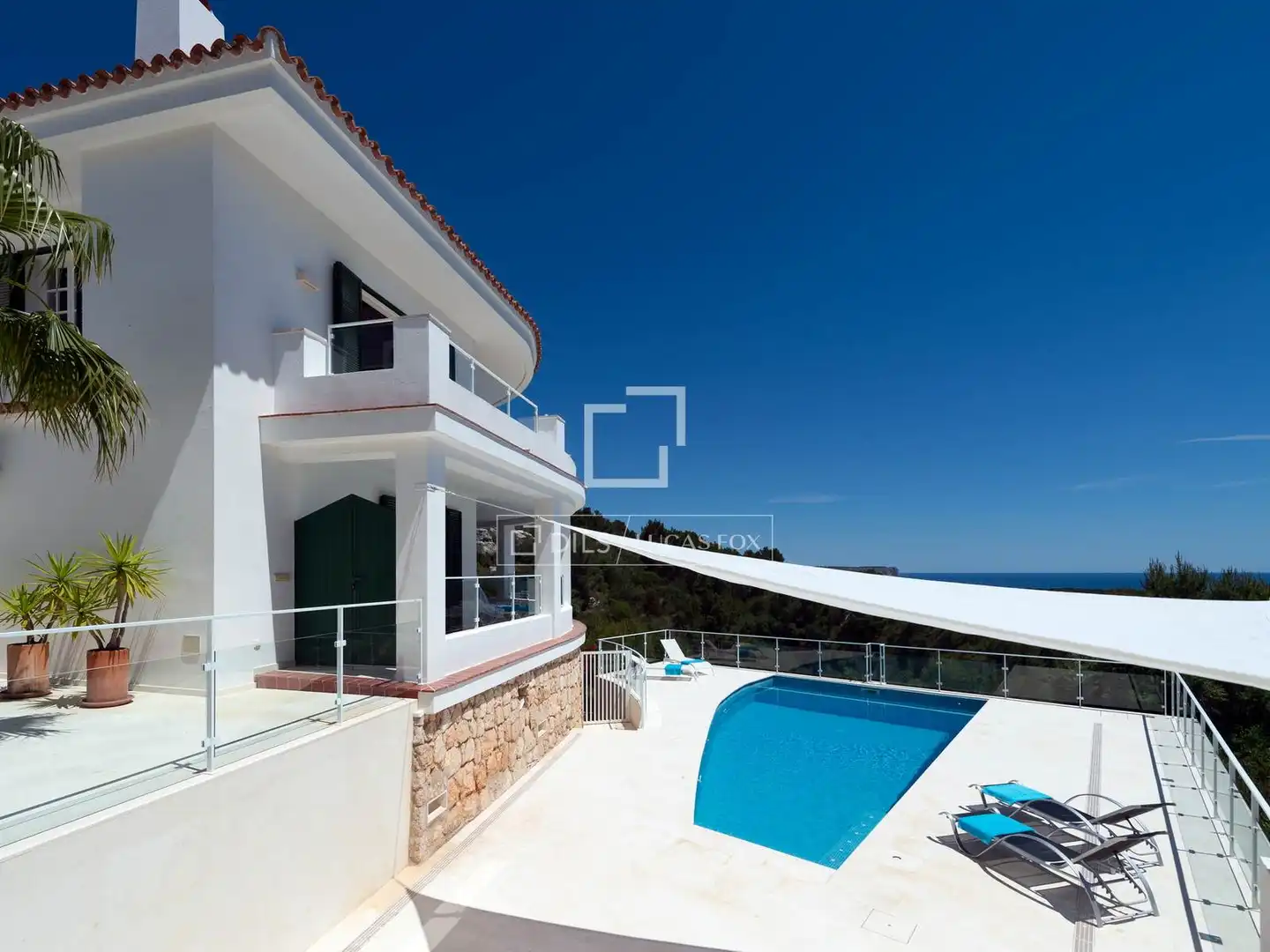 Piscina de Casa o xalet en venda en Es Migjorn Gran amb Aire condicionat, Jardí privat i Terrassa