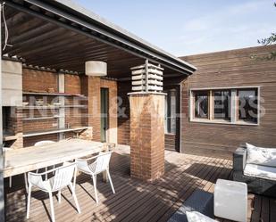 Terrassa de Àtic de lloguer en  Barcelona Capital amb Aire condicionat, Calefacció i Jardí privat