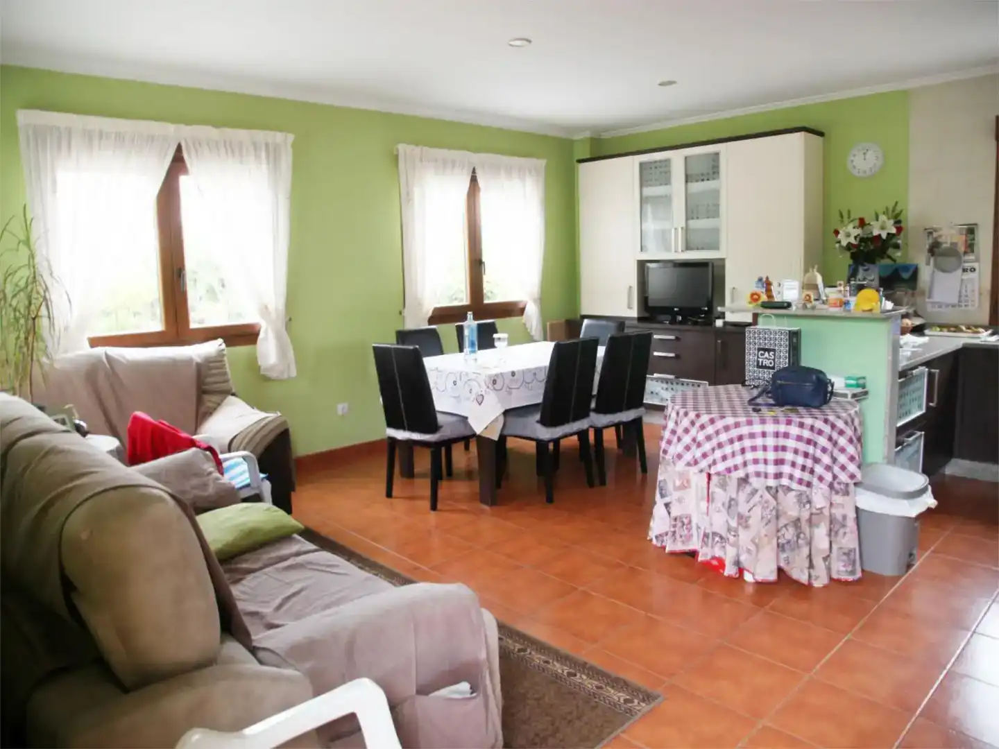 Sala de estar de Finca rústica en venta en Cariño con Jardín privado y Amueblado