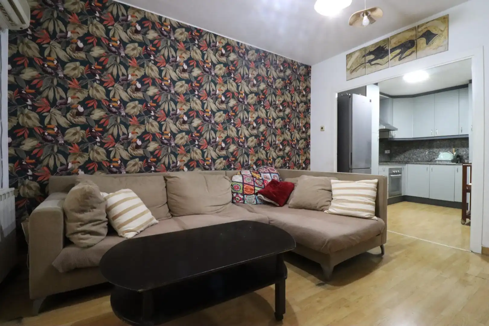 Sala de estar de Piso en venta en Sabadell con Calefacción, Parquet y Terraza