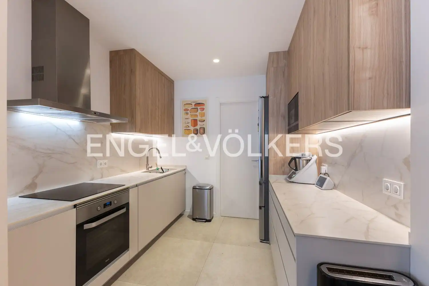 Cocina de Apartamento en venta en Valencia con Aire acondicionado, Calefacción y Parquet