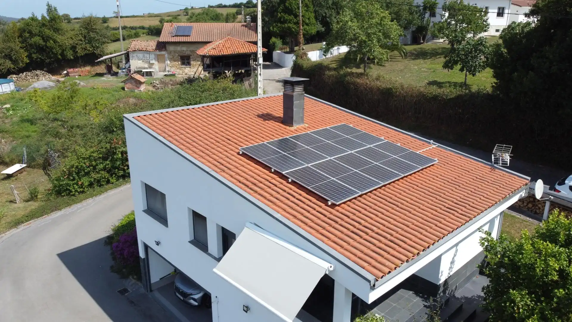 Vista exterior de Casa o chalet en venta en Siero con Calefacción, Jardín privado y Terraza