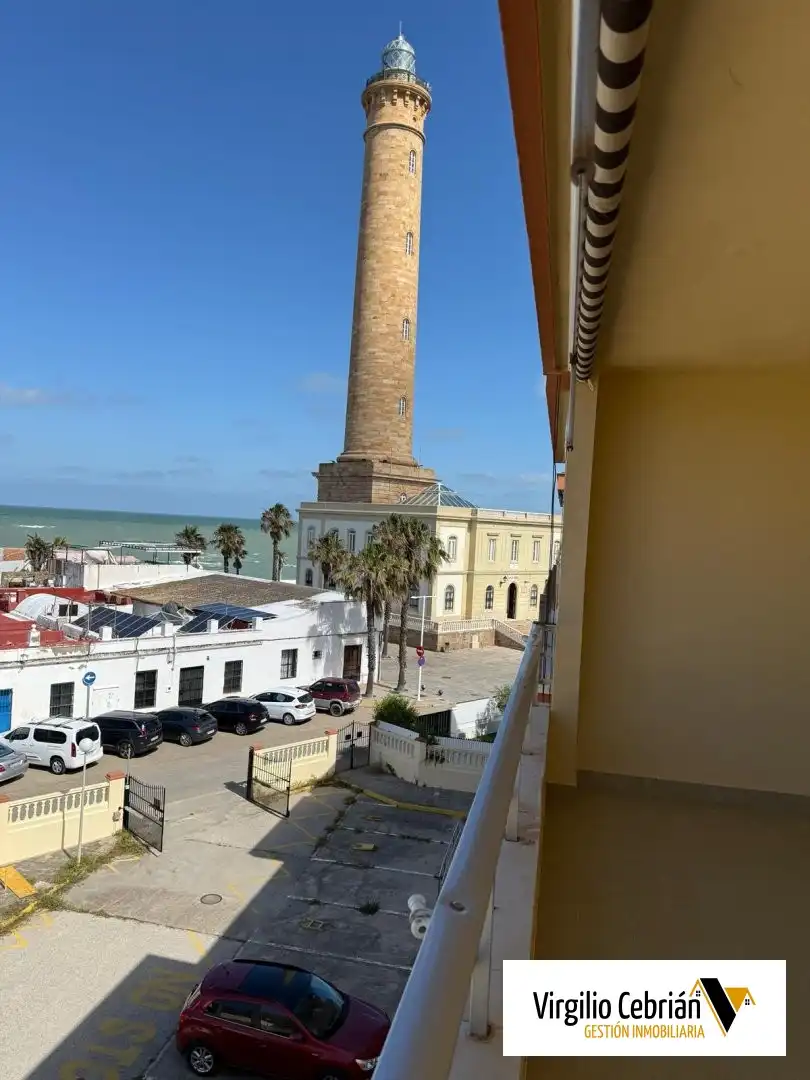 Vista exterior de Piso en venta en Chipiona con Terraza