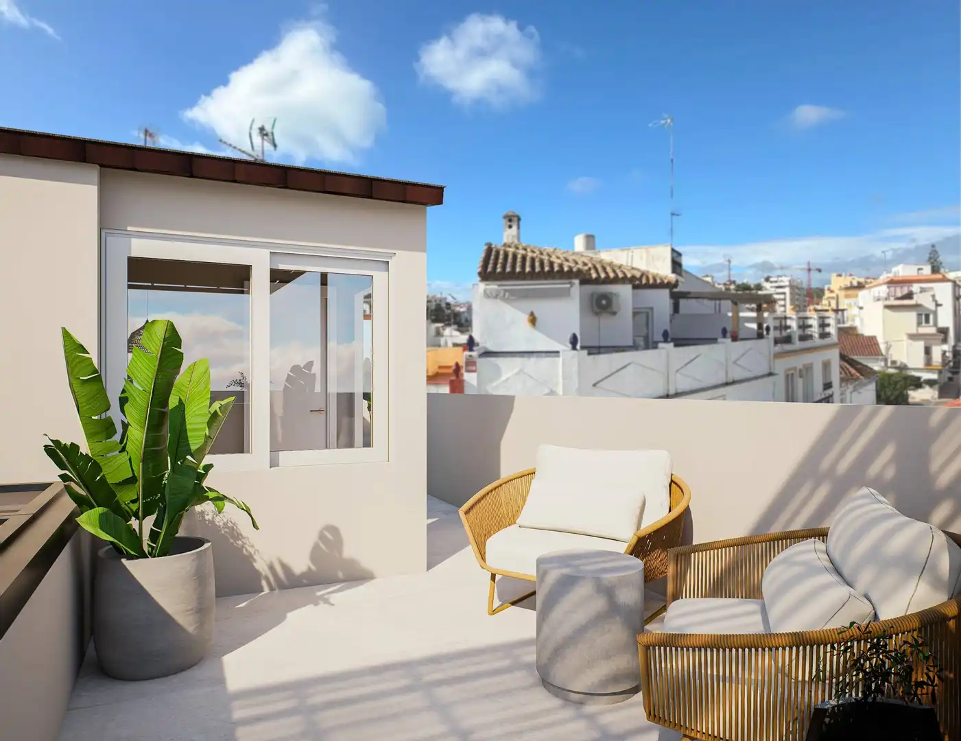 Terrassa de Casa adosada en venda en Estepona Pueblo