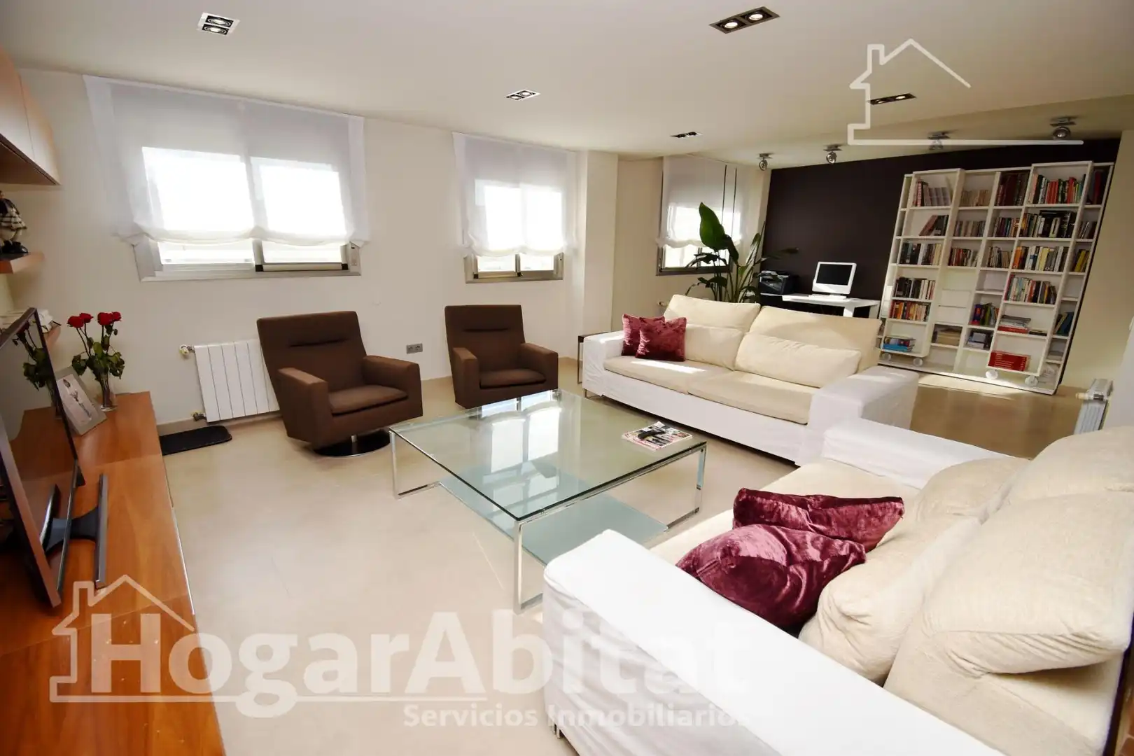 Sala de estar de Piso en venta en Burriana / Borriana con Aire acondicionado, Trastero y Amueblado