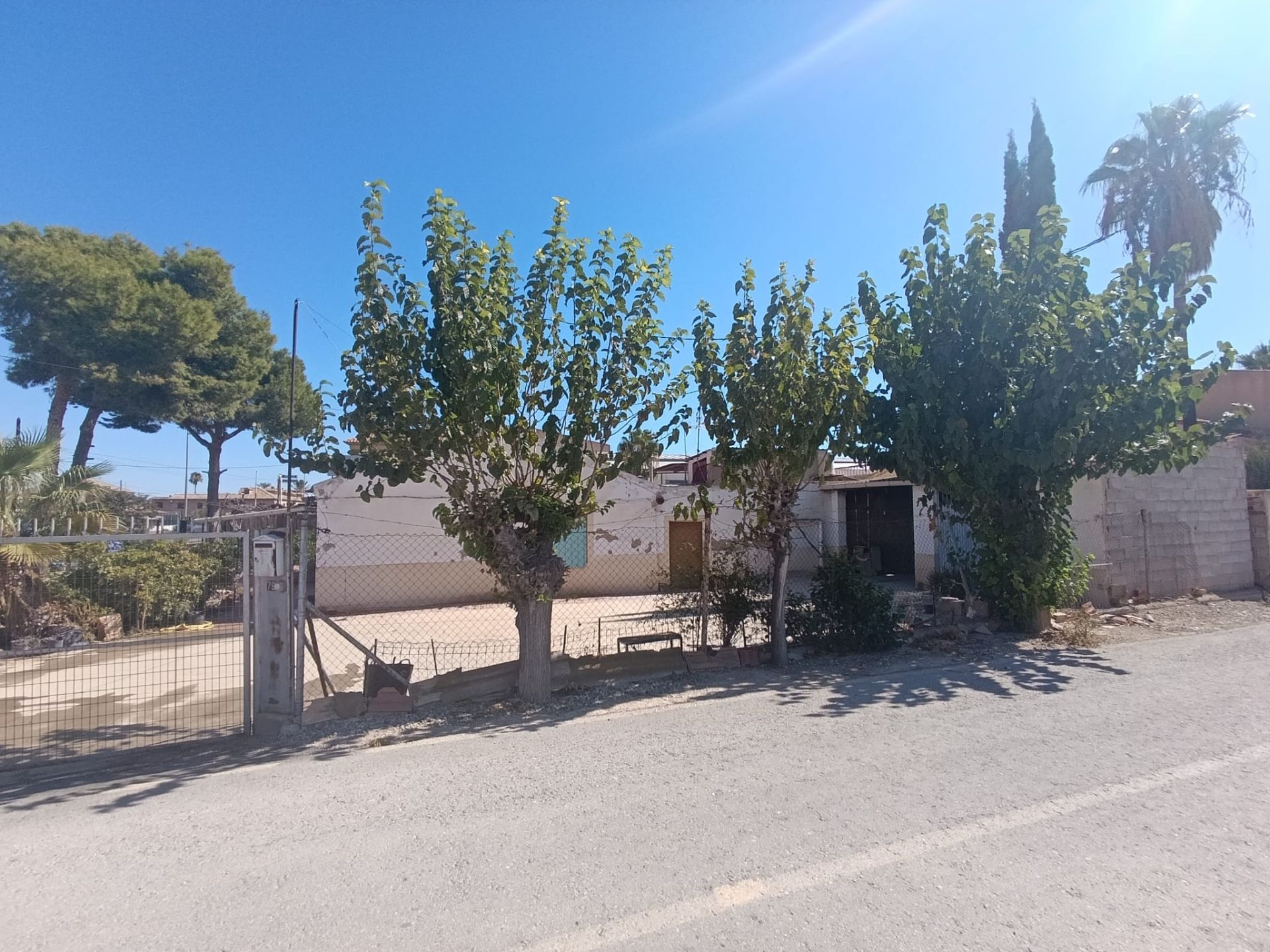 Exterior view of Single-family semi-detached for sale in  Murcia Capital  with Air Conditioner, Terrace and Storage room