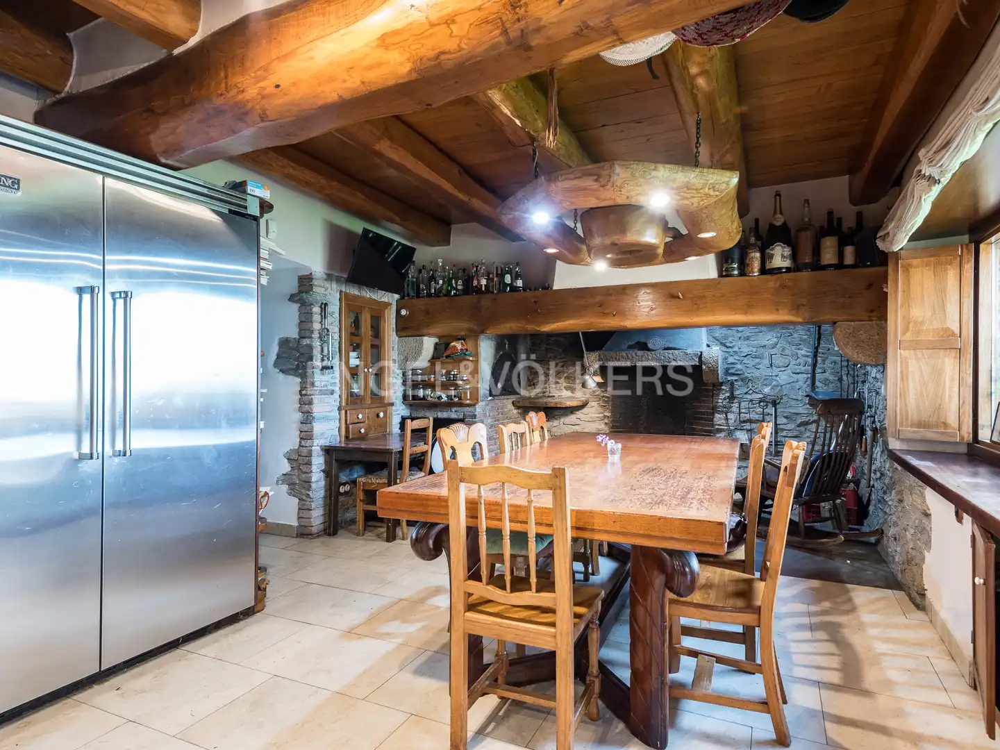 Cocina de Finca rústica en venta en Fogars de Montclús con Calefacción, Jardín privado y Trastero