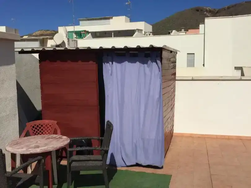Terrasse von Dachboden zum Verkauf in Arona mit Klimaanlage, Abstellraum und Möbliert