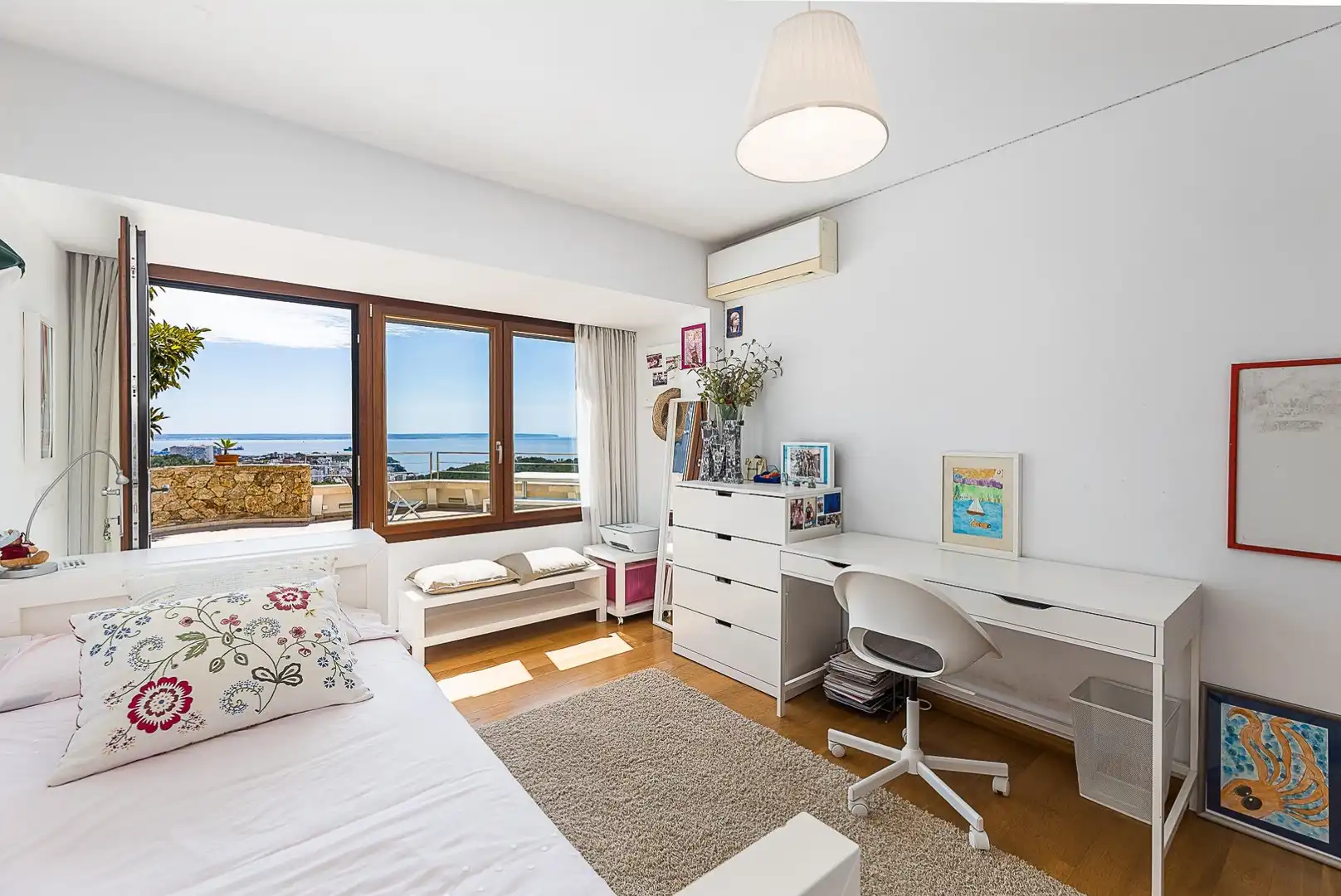 Dormitori de Casa o xalet en venda en  Palma de Mallorca amb Aire condicionat, Jardí privat i Terrassa