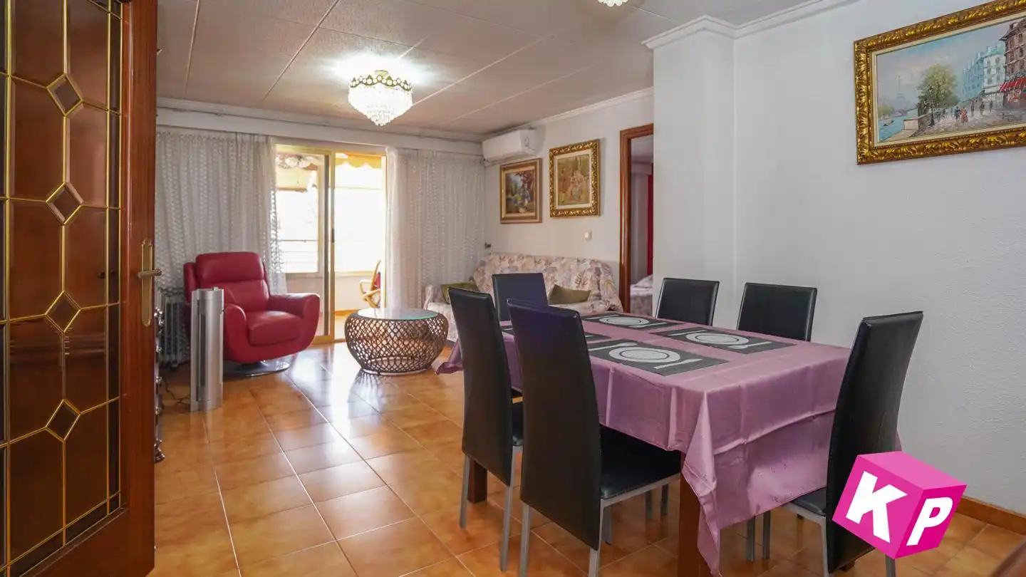Dining room of Flat for sale in Santa Pola  with Air Conditioner, Terrace and Swimming Pool
