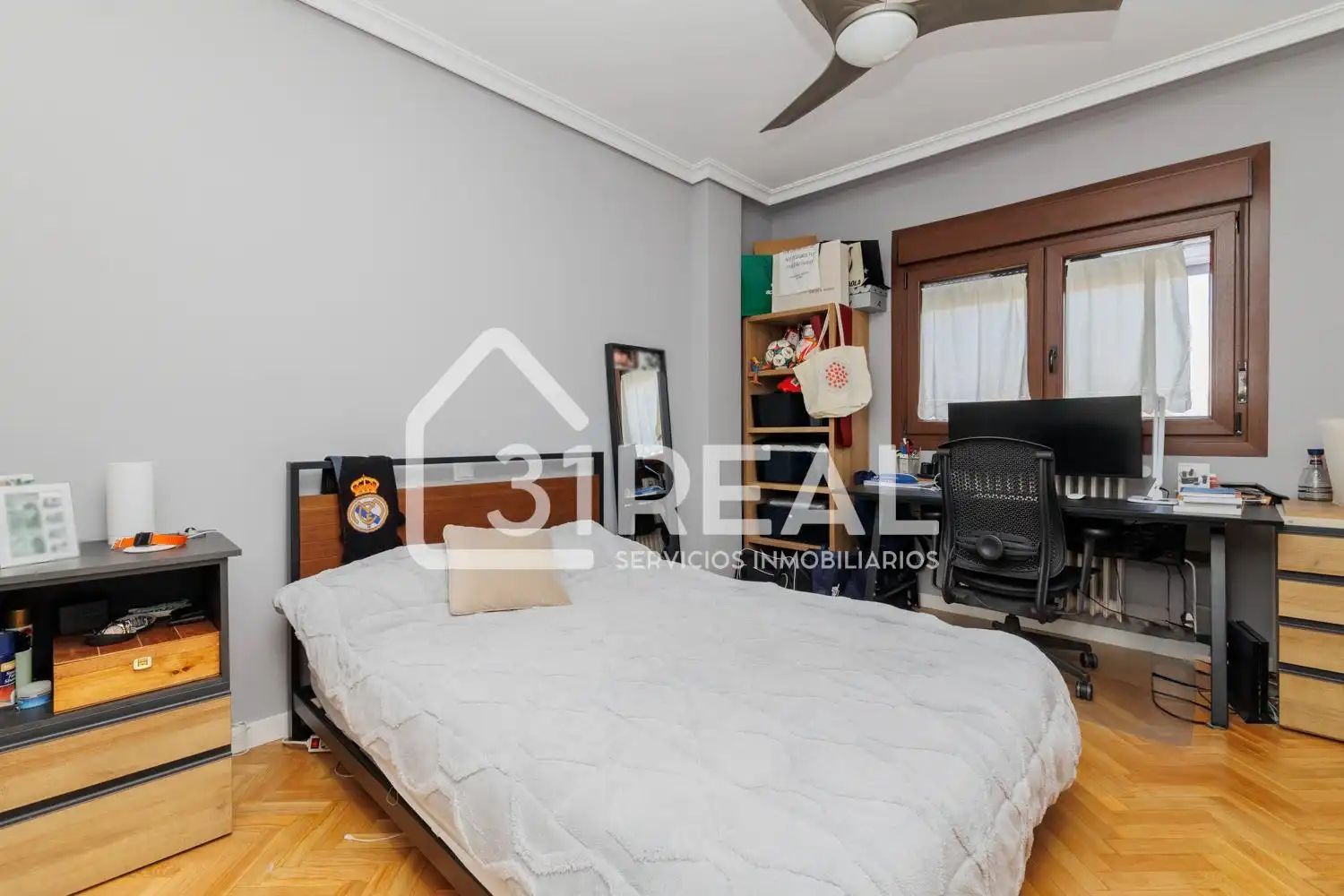 Bedroom of Houses for sale in Madrid  with Air Conditioner, Heating and Private garden
