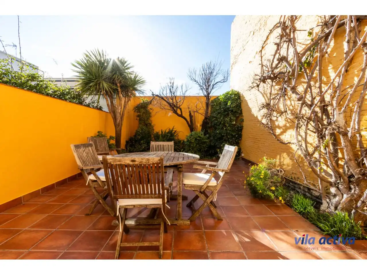 Terrassa de Casa o xalet en venda en Terrassa amb Aire condicionat, Calefacció i Jardí privat