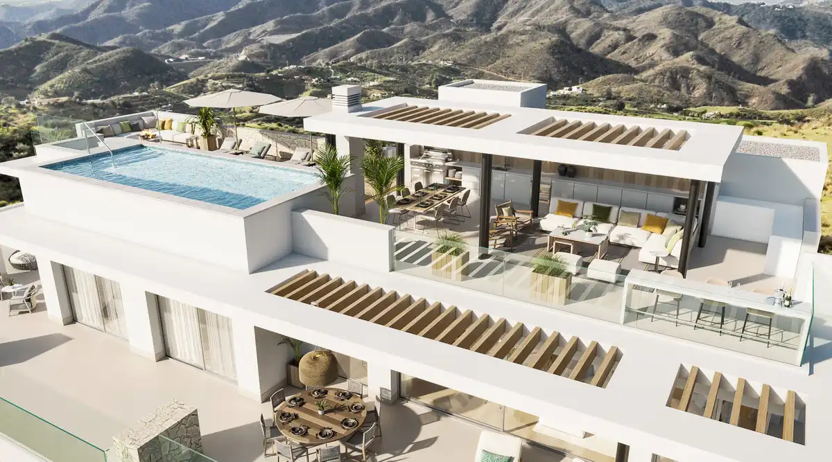 Terraza de Piso en venta en Ojén con Terraza y Piscina