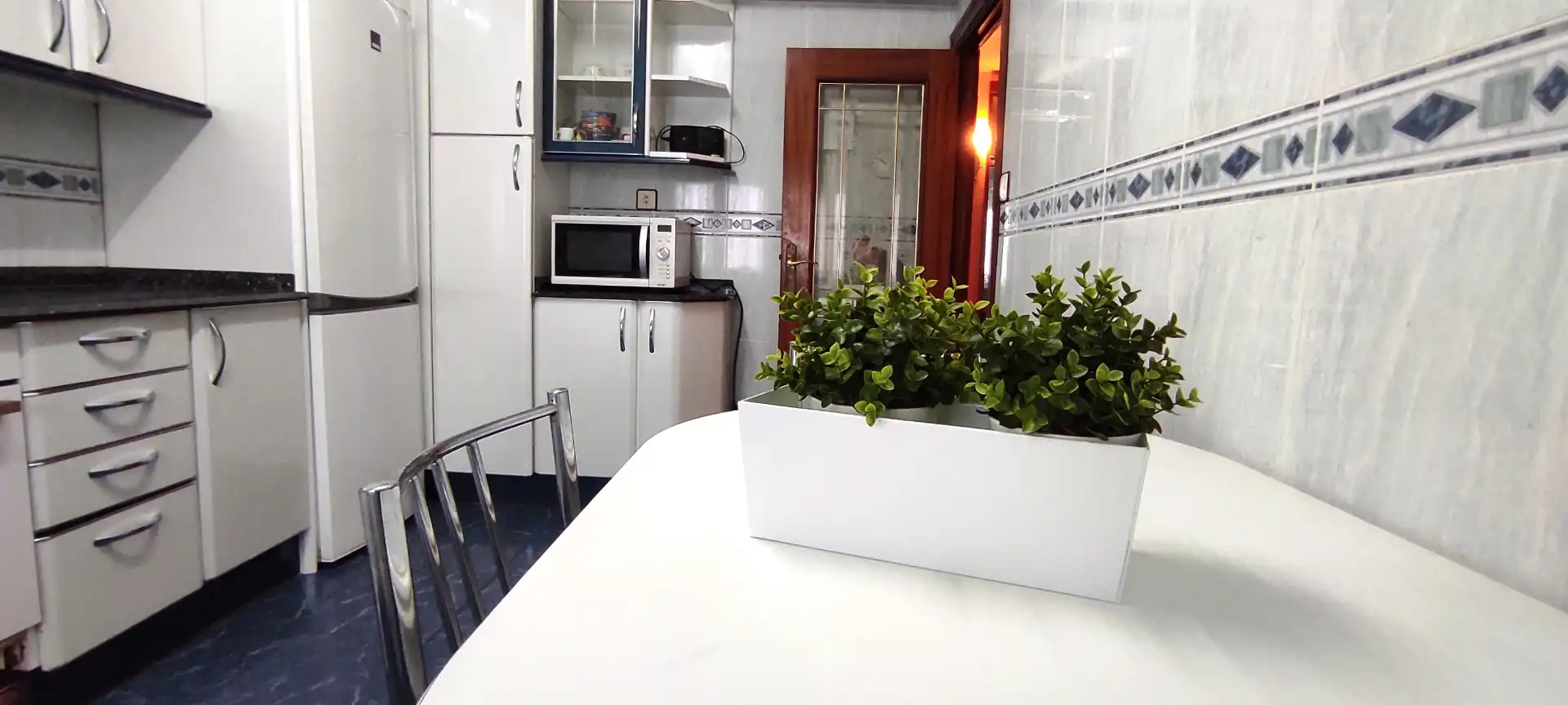 Cocina de Piso en venta en Valle de Trápaga-Trapagaran con Calefacción, Amueblado y Balcón