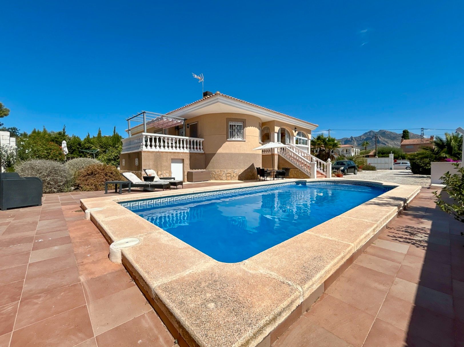 Exterior view of House or chalet for sale in Busot  with Air Conditioner, Heating and Private garden