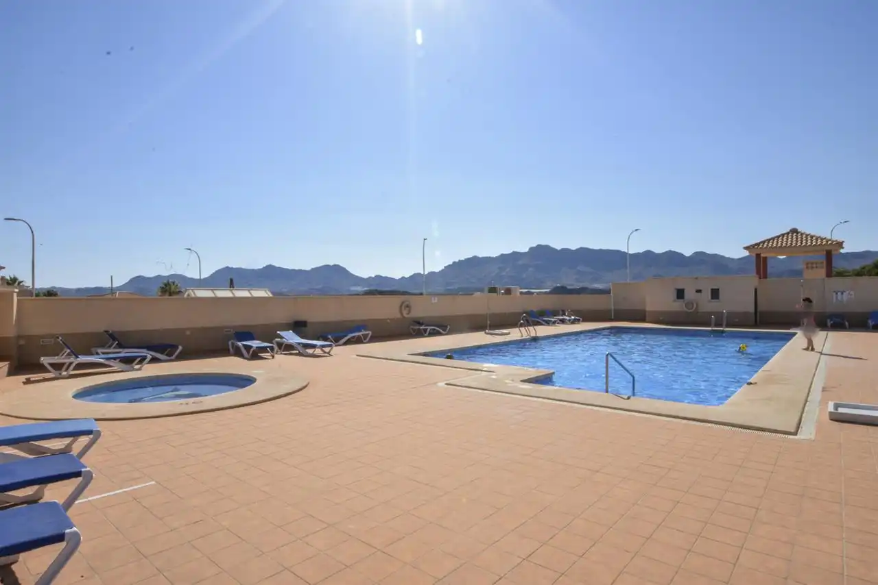 Swimming pool of Apartments for sale in Pulpí  with Air Conditioner, Heating and Terrace
