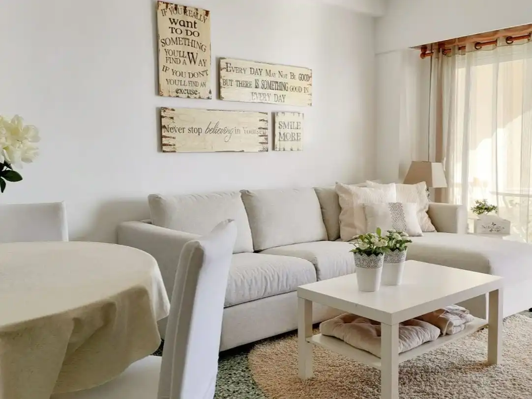 Sala d'estar de Apartament en venda en Cullera amb Aire condicionat, Terrassa i Piscina