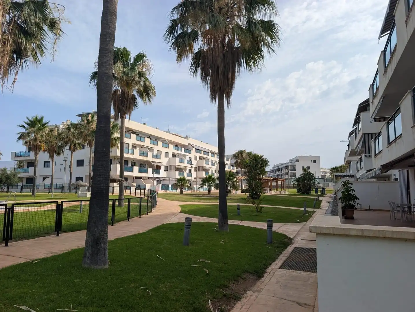 Exterior view of Flat for sale in Almería  with Community pool