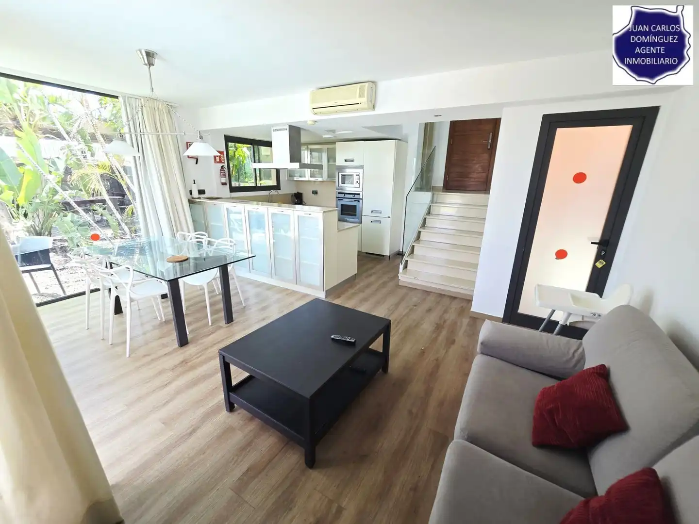 Wohnzimmer von Haus oder Chalet zum Verkauf in San Bartolomé de Tirajana mit Klimaanlage, Privatgarten und Terrasse