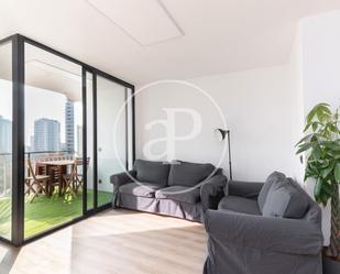 Living room of Flat to rent in  Barcelona Capital  with Air Conditioner, Terrace and Balcony