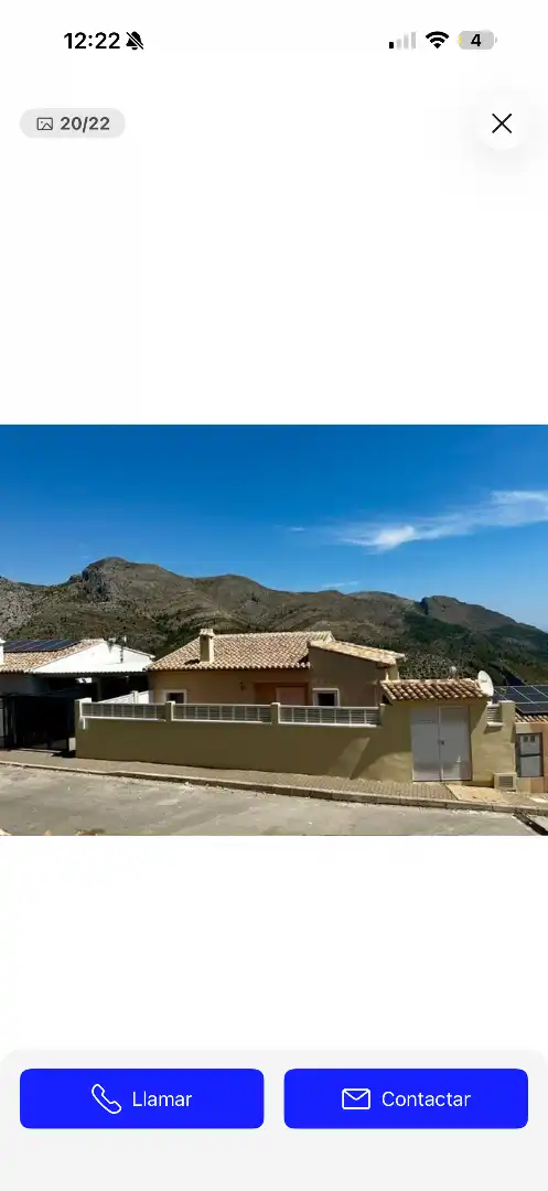 Vista exterior de Casa o chalet en venta en La Vall de Laguar con Aire acondicionado, Calefacción y Jardín privado